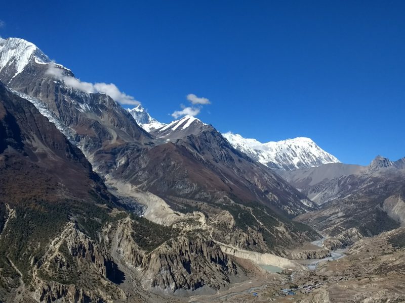 Manang below Annapurna III