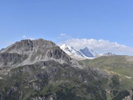 Peeking over the end of the Vertical KM Peak