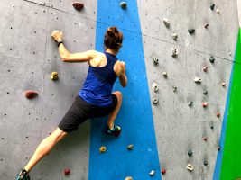 Rock climbing challenges my limited depth perception ~ I like challenges.