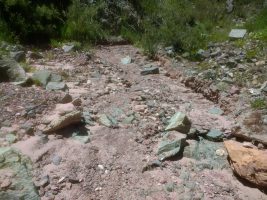 Green Rock, Pink Sand with 5 layers in Between