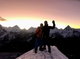 Waiting for Sun on the Summit