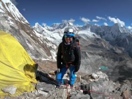 Arriving at Camp 1