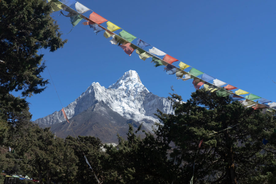First Views of Ama Dablam