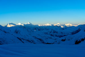 Waiting for the warmth of the sun while it shines upon the Annapurnas