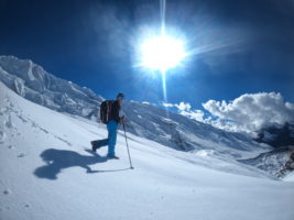 Post summit stroll down to Himlung Base Camp