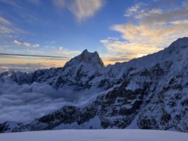 Kanchenjunga Camp 3 Sun down